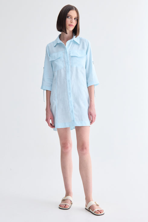 CHEMISE AZUL CLARO
